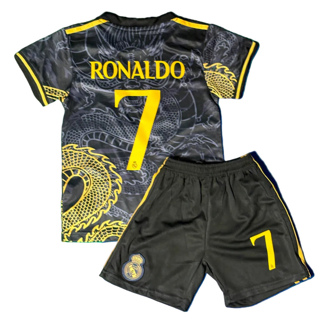 Ronaldo 7 Dragon Edition Real Madrid Jersey - Kids Kit