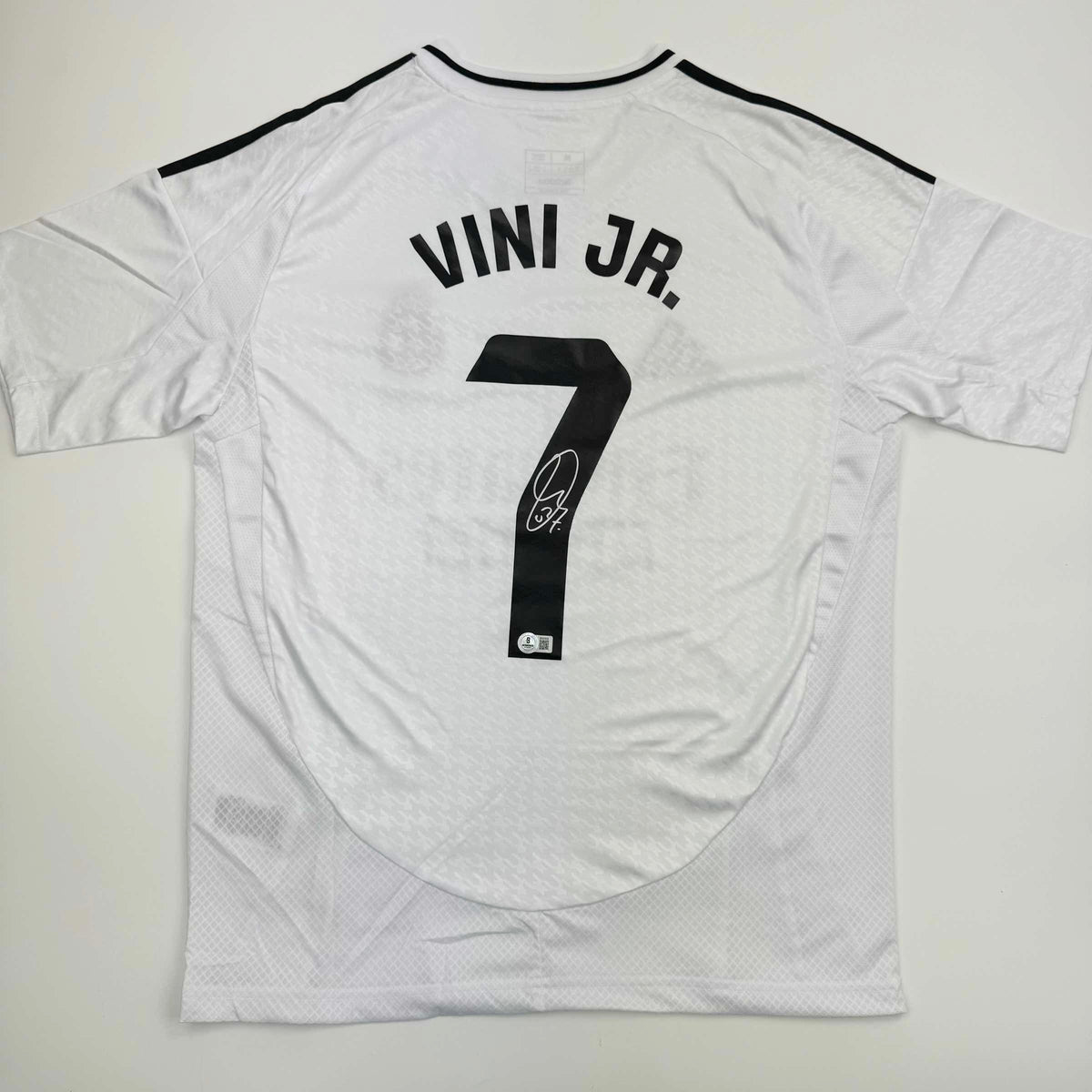 Signed Vini Jr White Real Madrid Jersey | Beckett BAS COA