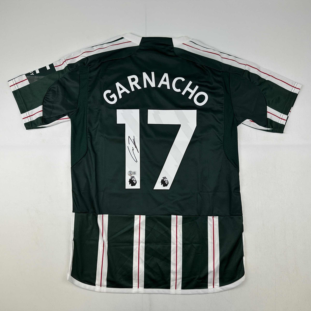 Signed Alejandro Garnacho Manchester United Jersey - BAS COA