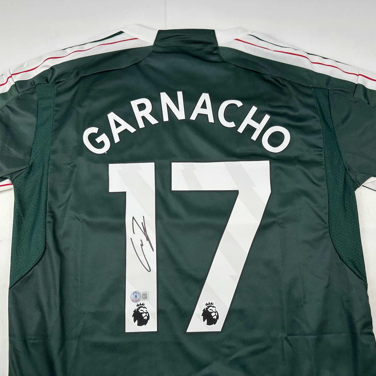 Signed Alejandro Garnacho Manchester United Jersey - BAS COA