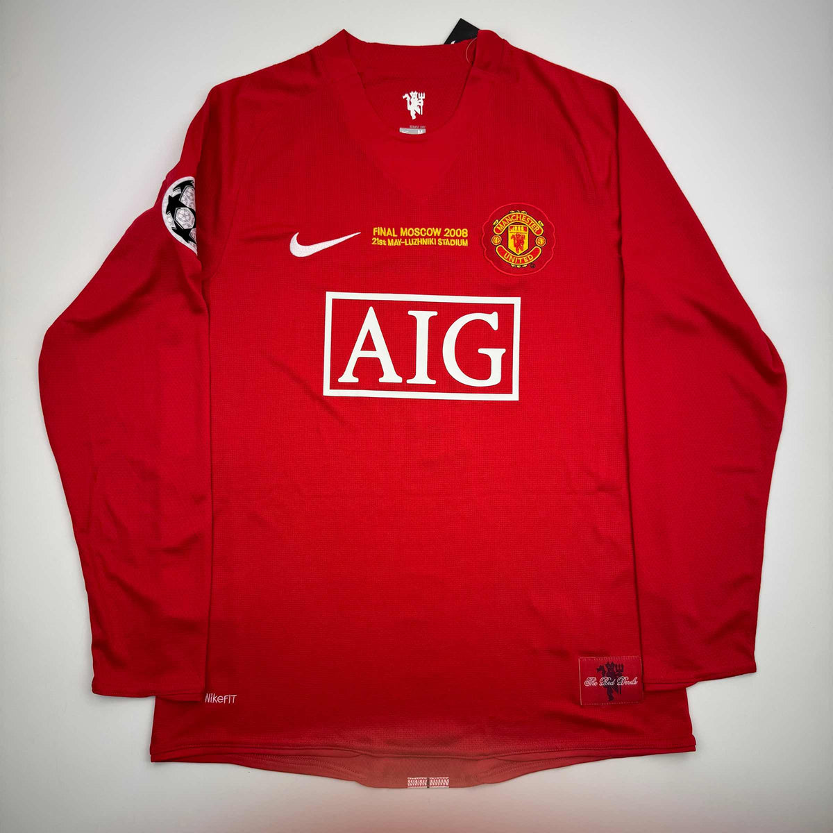 Autographed Cristiano Ronaldo Manchester United Red Jersey