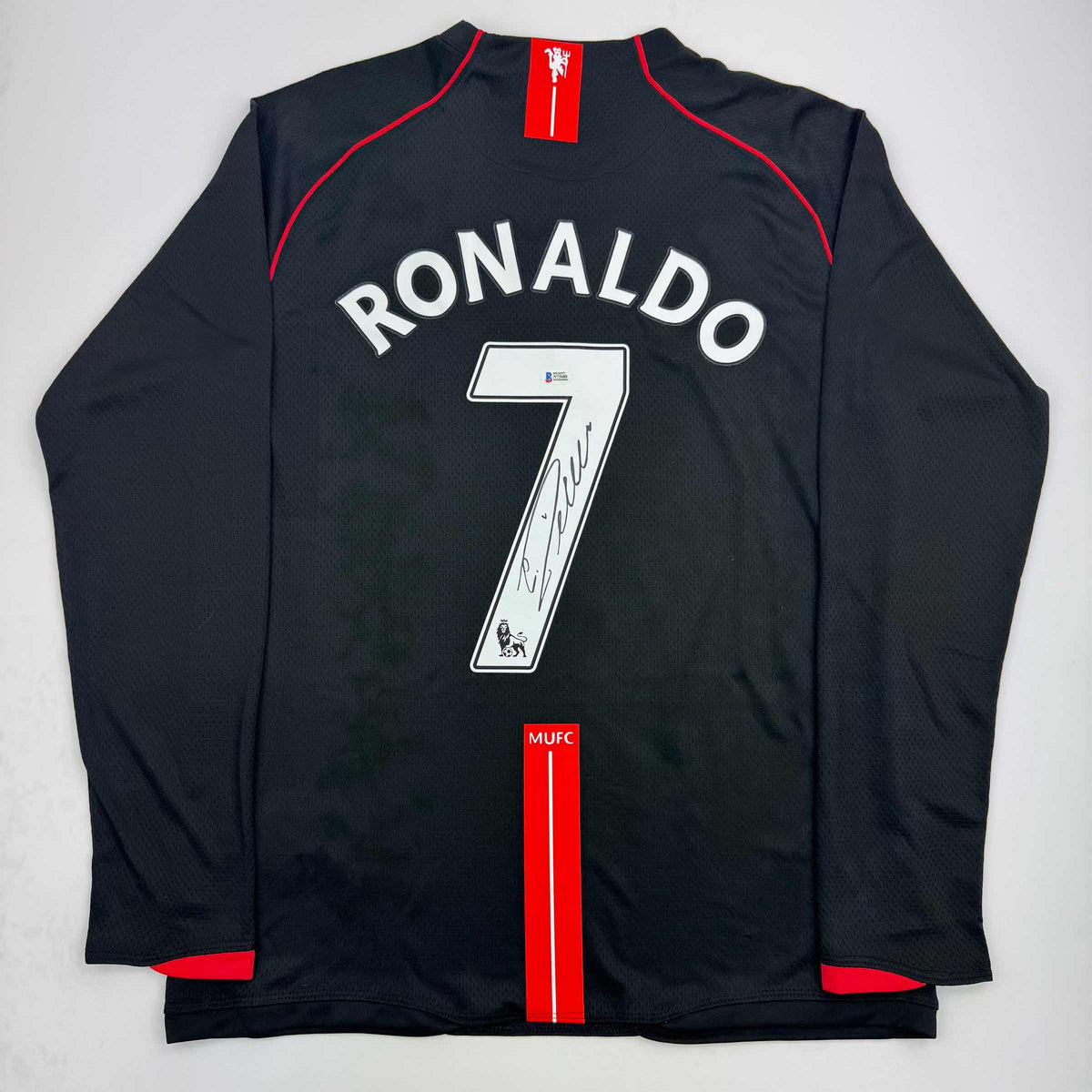 Signed Cristiano Ronaldo Manchester United Black Jersey