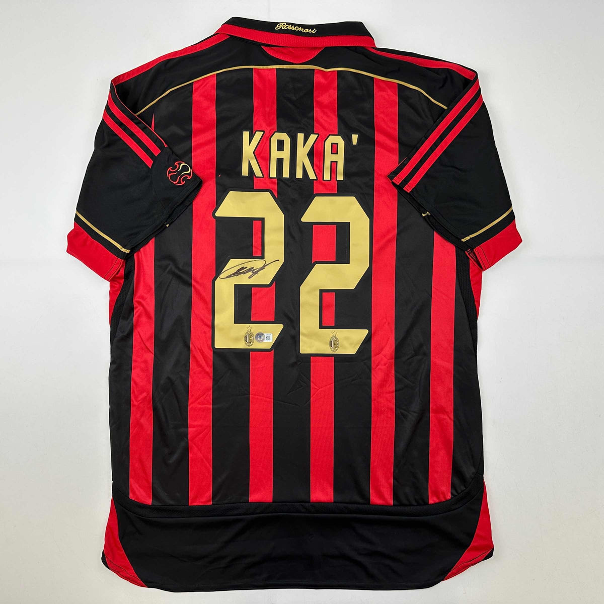 Signed Ricardo Kaka AC Milan Jersey - Beckett BAS COA