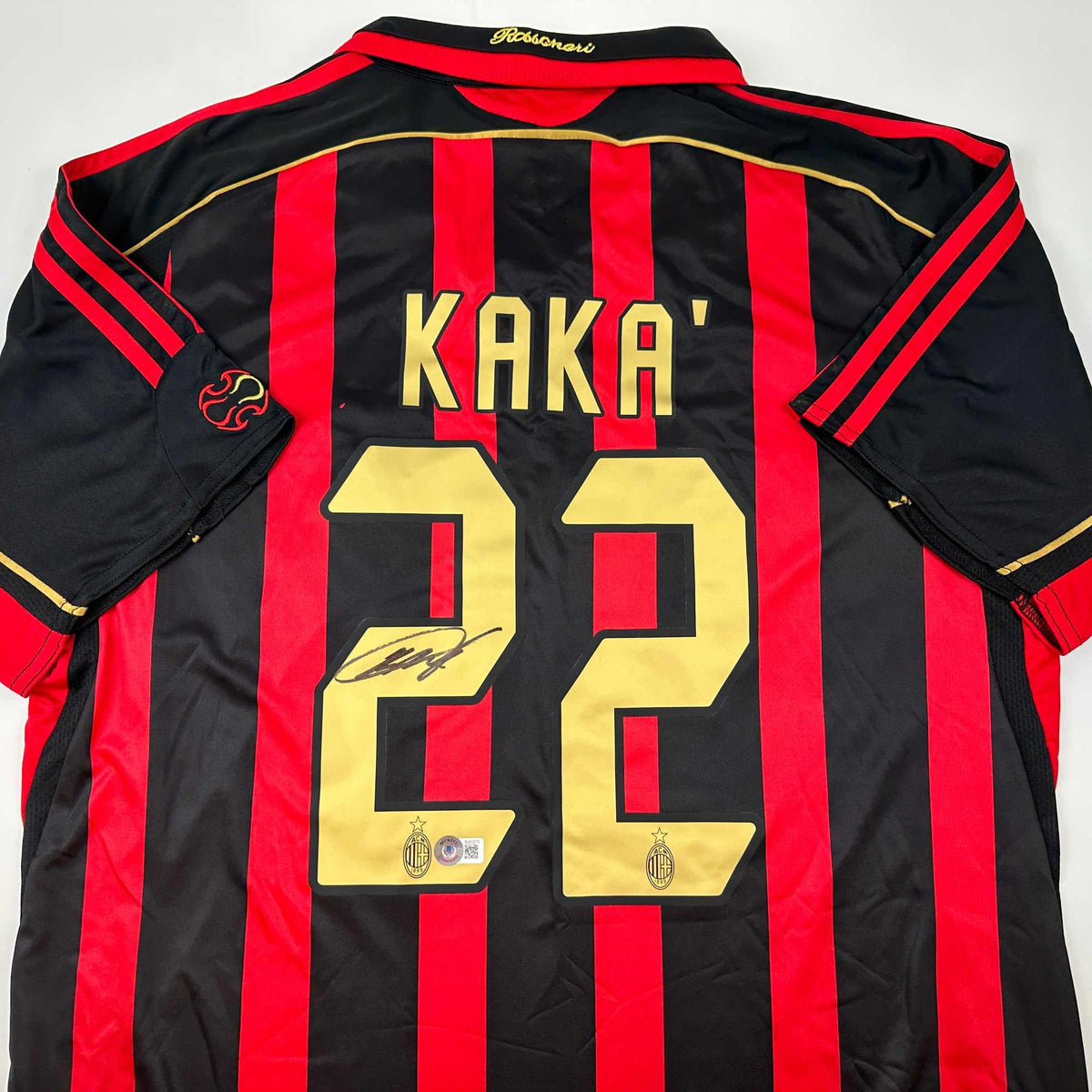 Signed Ricardo Kaka AC Milan Jersey - Beckett BAS COA