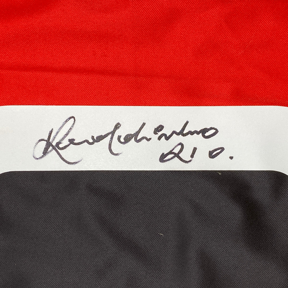 Signed Ronaldinho AC Milan Jersey - Beckett BAS COA