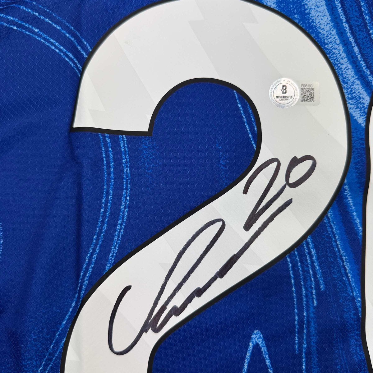 Autographed Cole Palmer Chelsea Jersey - BAS