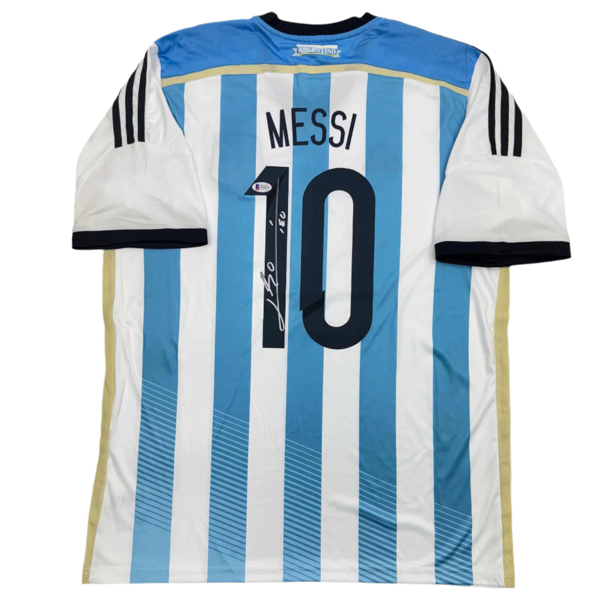Autographed Lionel Messi Argentina Jersey - BAS COA