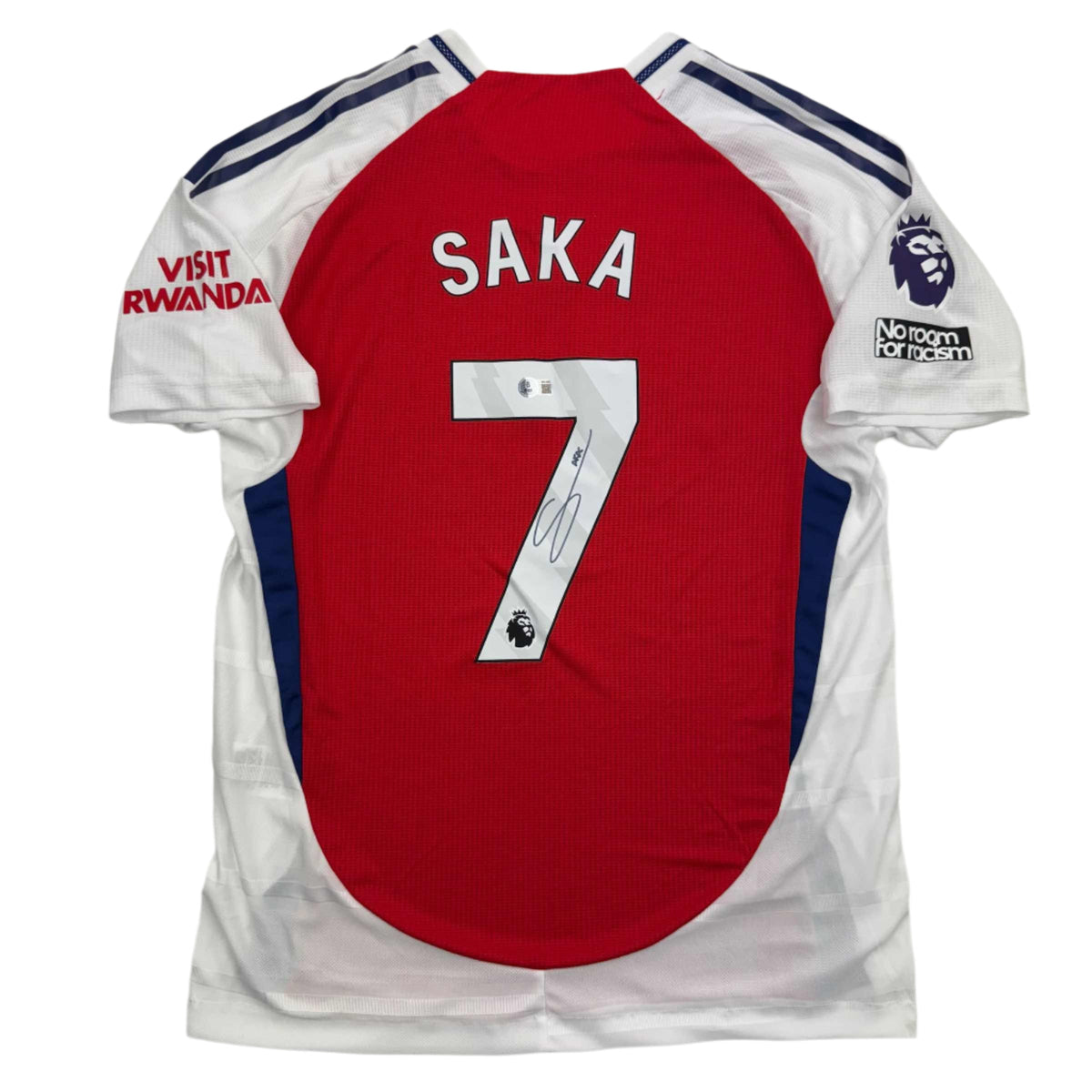 Autographed Bukayo Saka Red Jersey - BAS COA