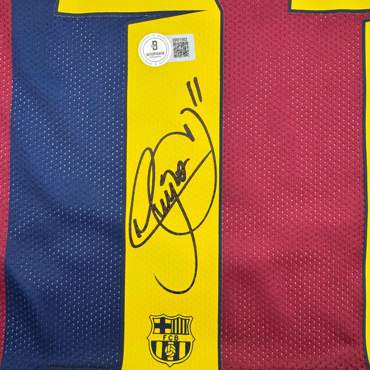 Signed Neymar Jr Barcelona Blue Jersey | Beckett BAS COA