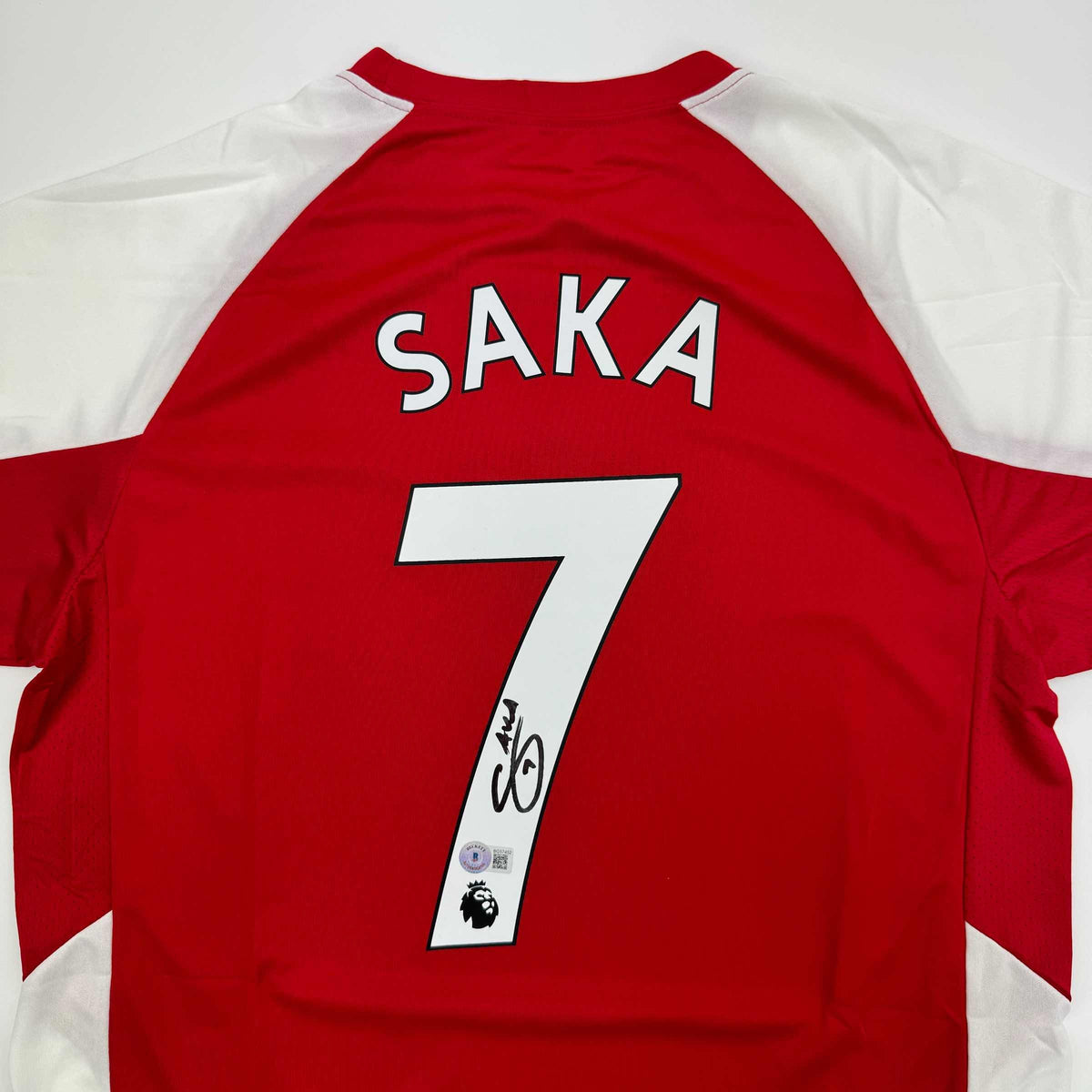 Autographed Bukayo Saka Arsenal Jersey - BAS