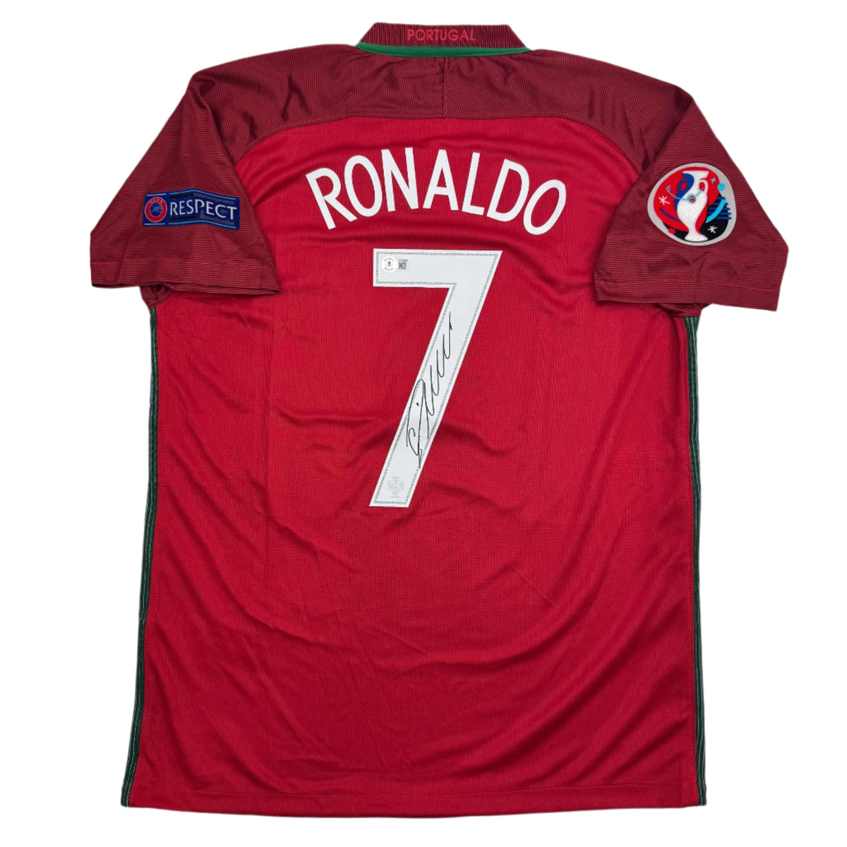 Autographed Cristiano Ronaldo Portugal Red World Cup Jersey