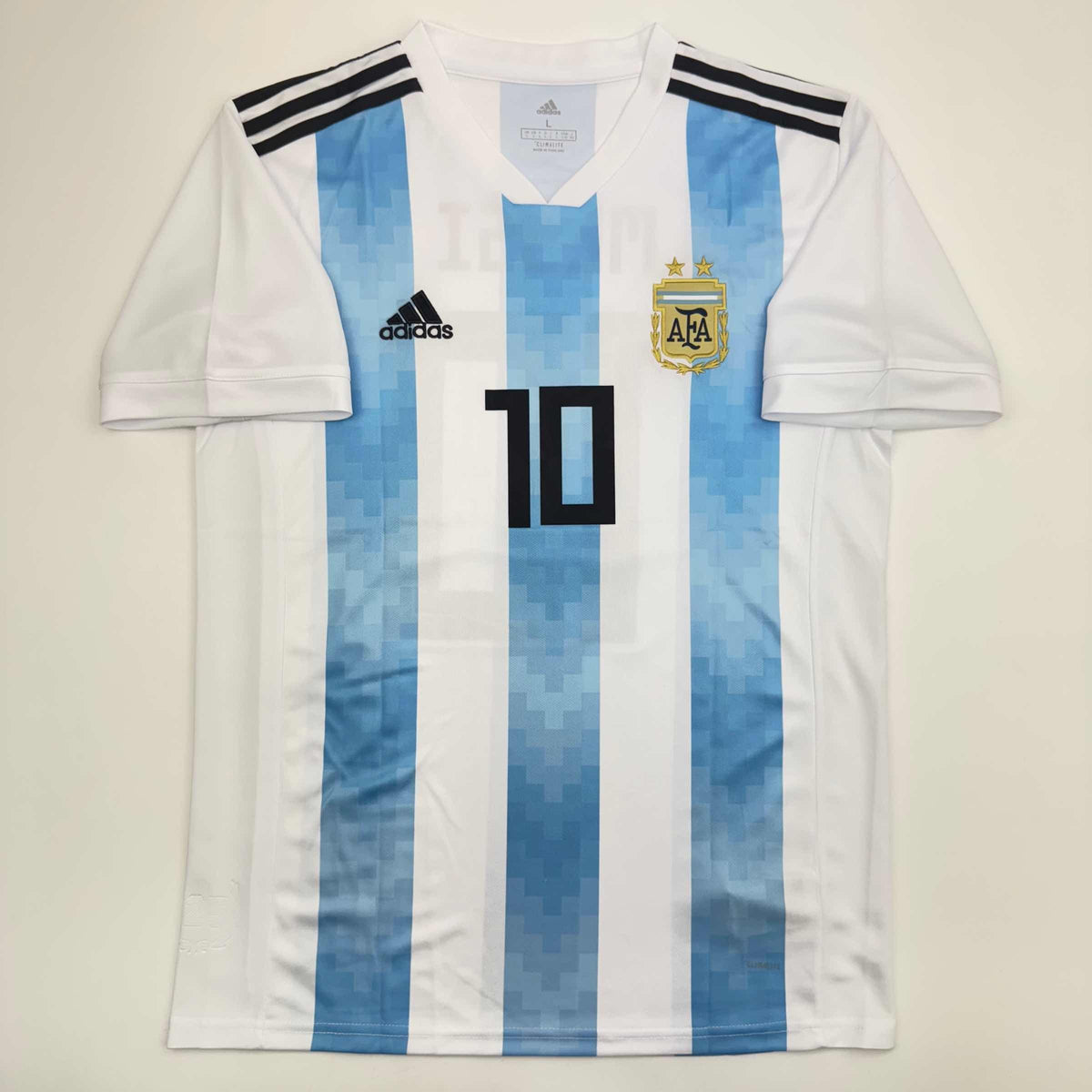 Signed Lionel Messi Argentina Soccer Jersey - BAS COA