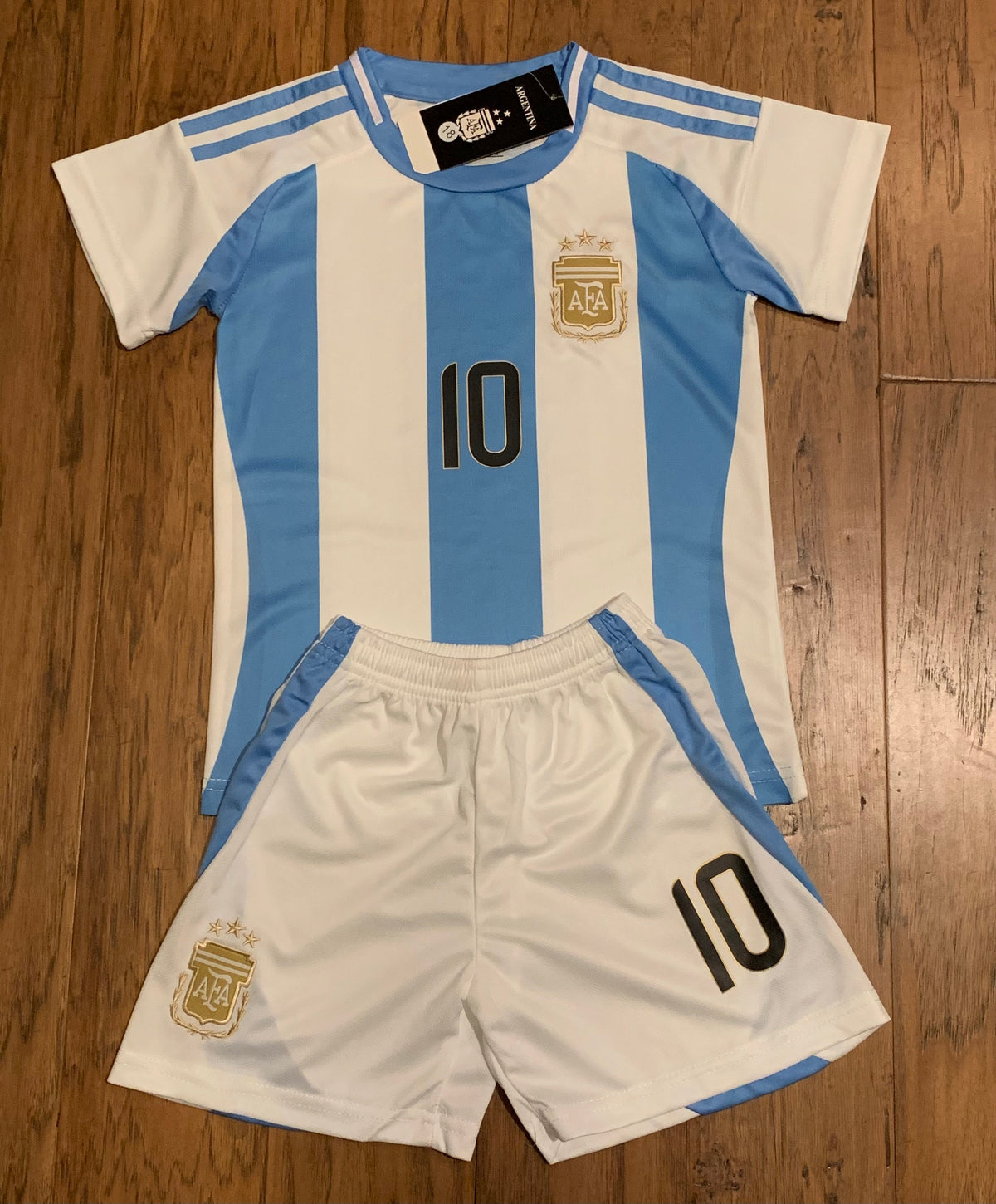 Lionel Messi Kids Argentina Jersey - Youth & Toddler Set
