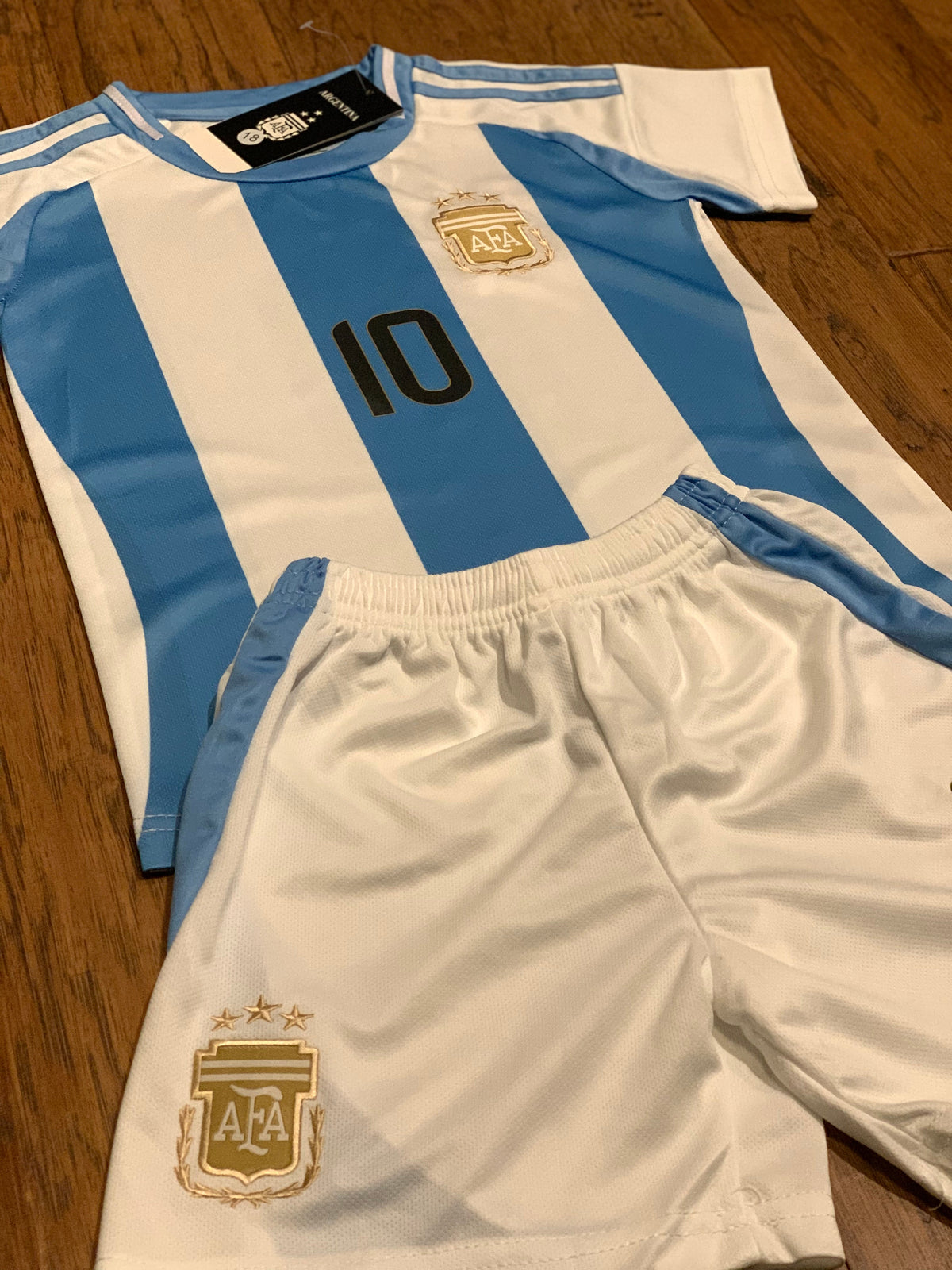 Lionel Messi Kids Argentina Jersey - Youth & Toddler Set