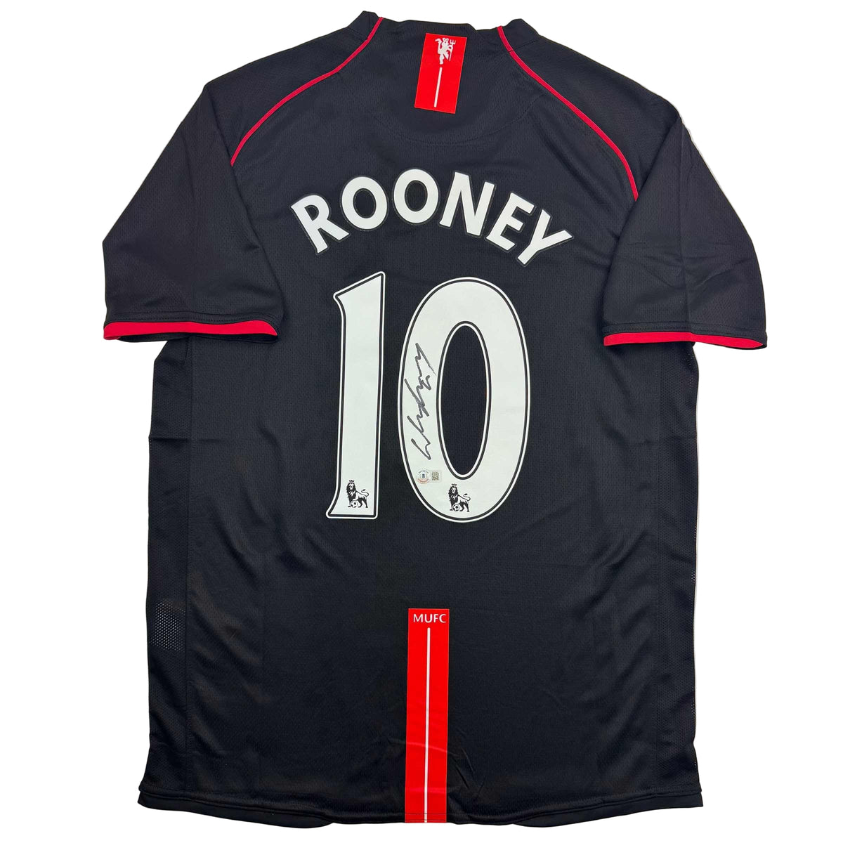 Signed Wayne Rooney Manchester United Jersey - BAS COA
