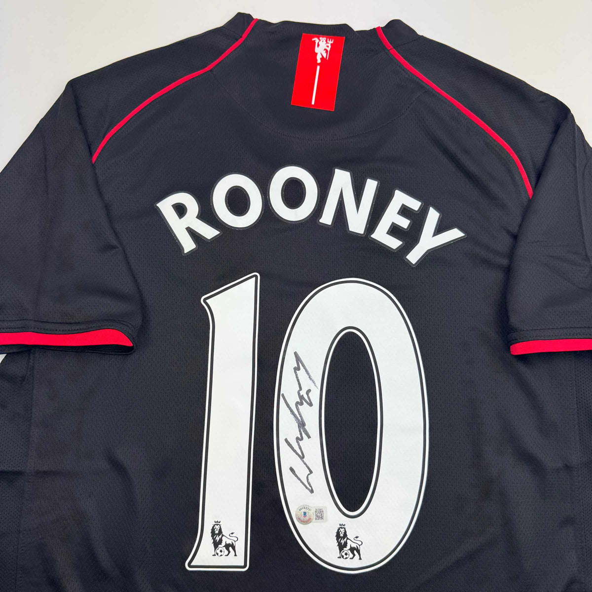 Signed Wayne Rooney Manchester United Jersey - BAS COA