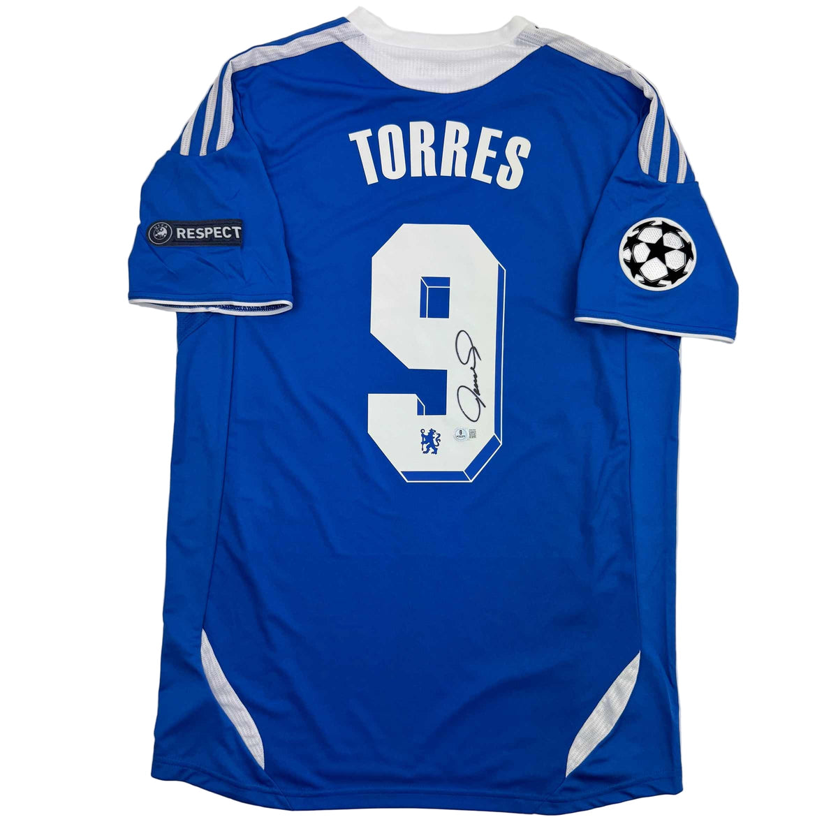 Signed Fernando Torres Chelsea Jersey - BAS COA