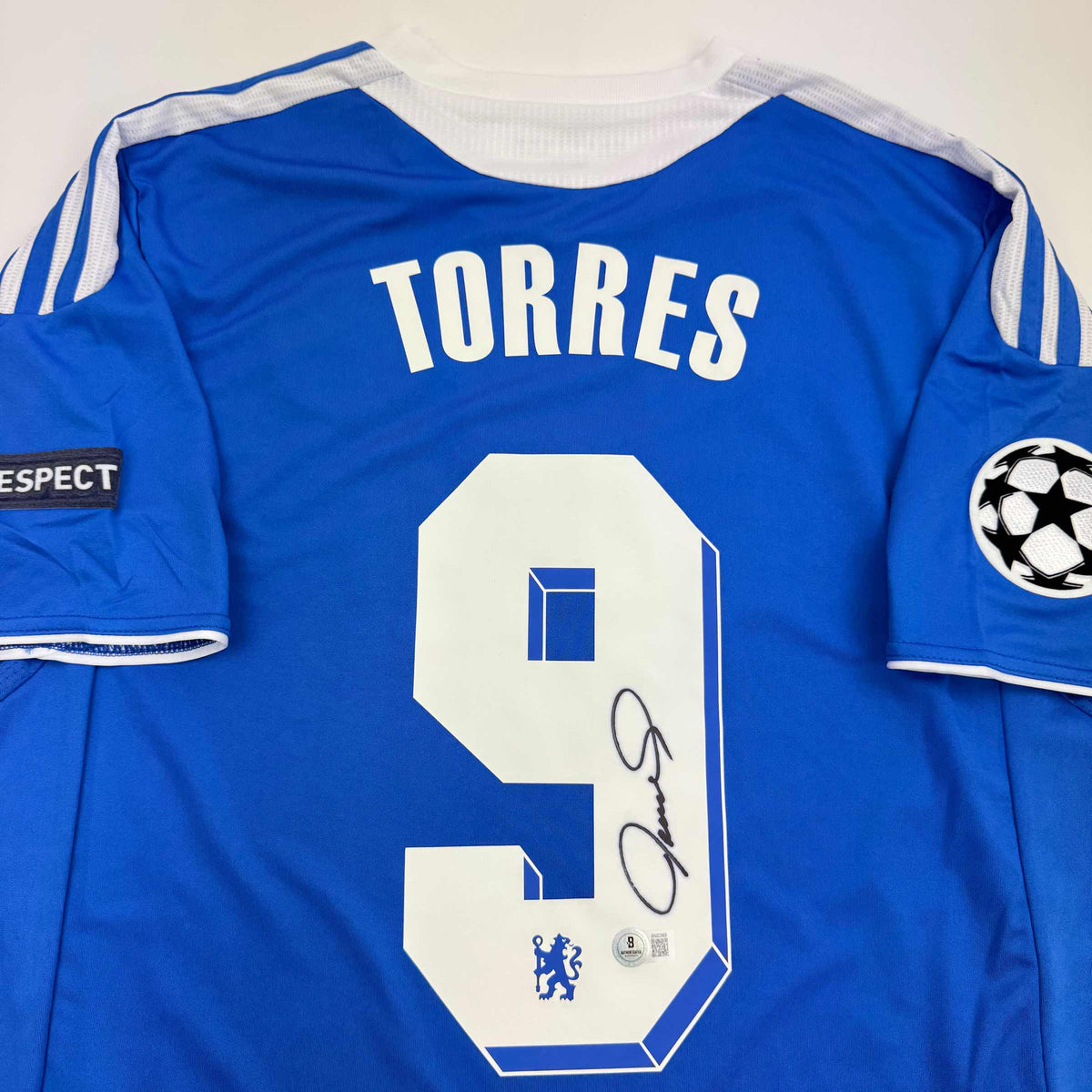 Signed Fernando Torres Chelsea Jersey - BAS COA