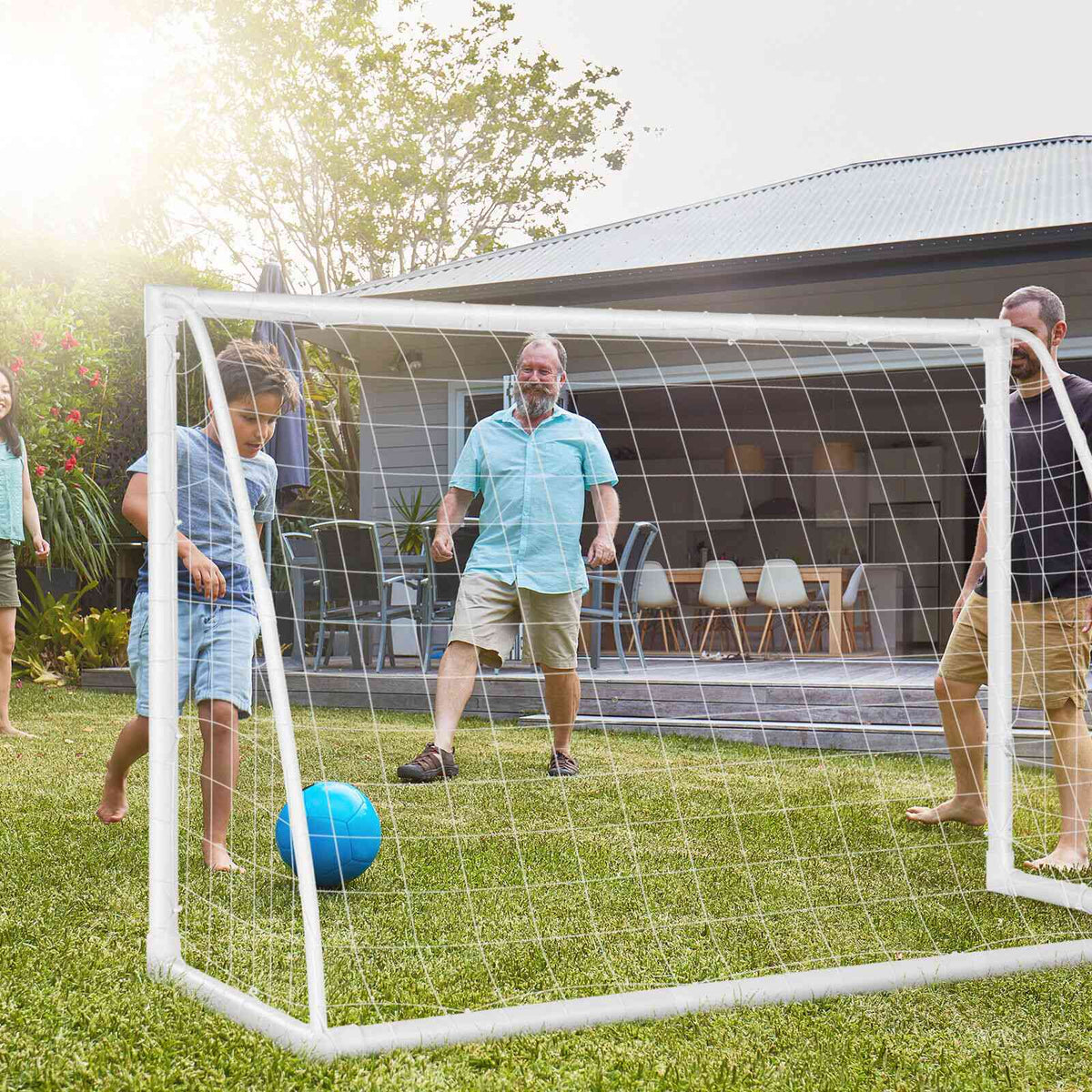 6x4 Soccer Goal with Strong UPVC Frame