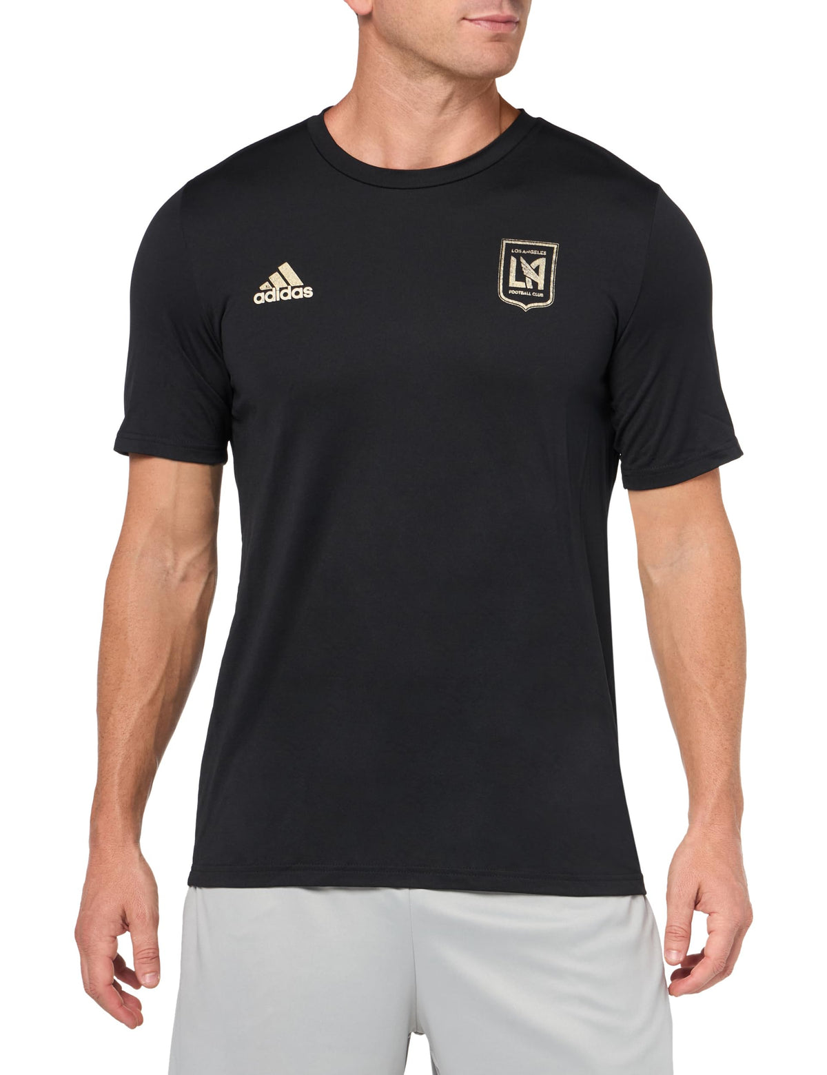 Adidas Mens LAFC Pre-Game T-Shirt - Black 3X-Large
