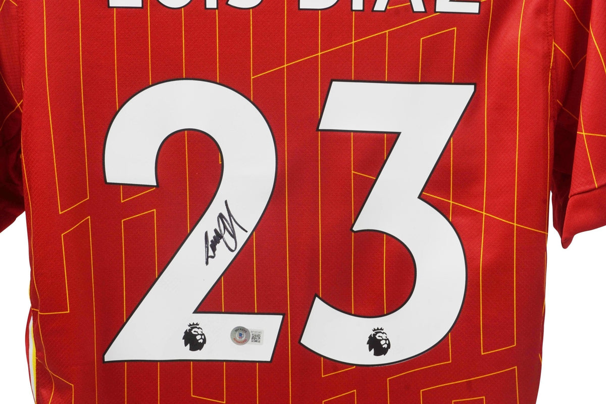 Signed Luis Diaz Liverpool Jersey | Beckett BAS COA