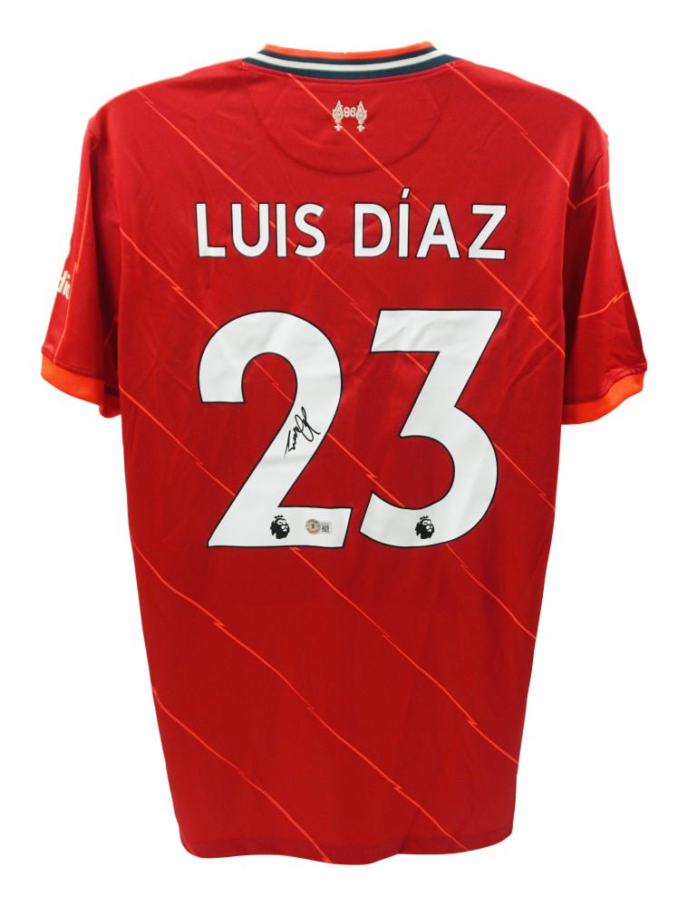 Luis Diaz Signed Liverpool Jersey Beckett