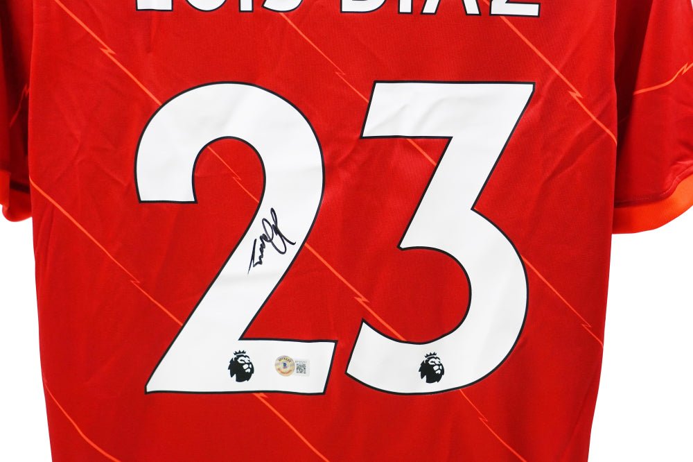 Luis Diaz Signed Liverpool Jersey Beckett