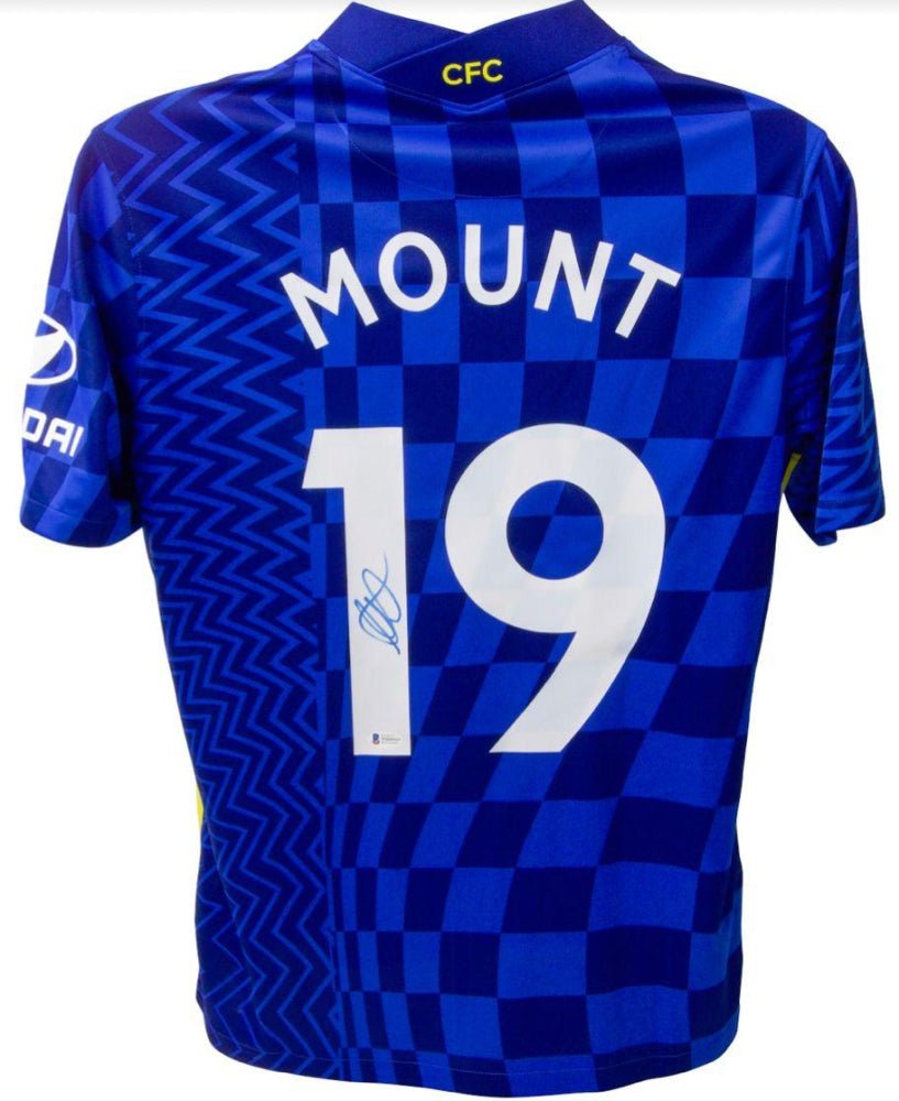 Mason Mount Signed Chelsea 2021 Home Jersey Beckett