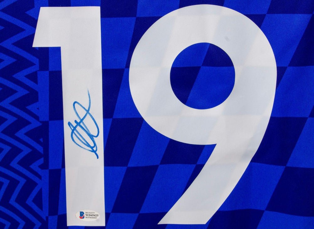 Mason Mount Signed Chelsea 2021 Home Jersey Beckett