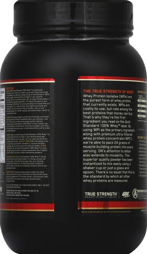 Optimum Nutrition Gold Standard Whey Protein, Double Rich Chocolate, 2 LB
