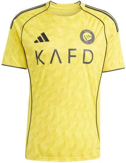 adidas Al NASSR FC Home Men's Ronaldo #7 Soccer Jersey 25/26 (US, Alpha, X-Large, Regular, Regular)