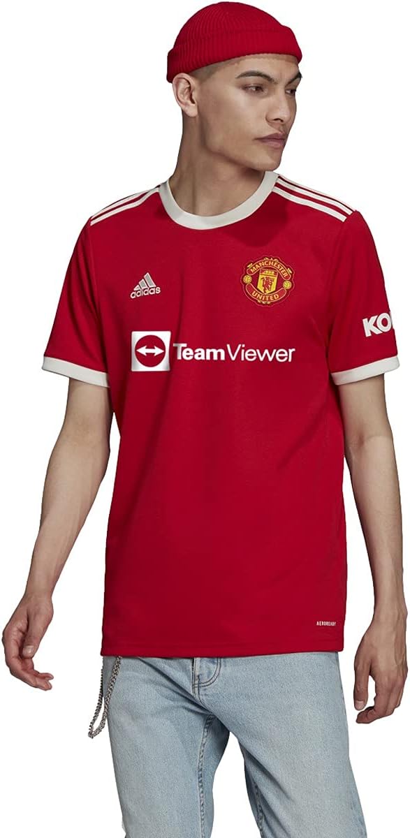 adidas Men's 2021-22 Manchester United Home Jersey