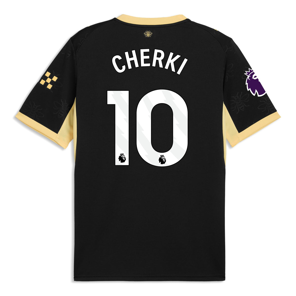 PUMA Men's Manchester City 2026/27 CHERKI #10 Away Jersey - Black