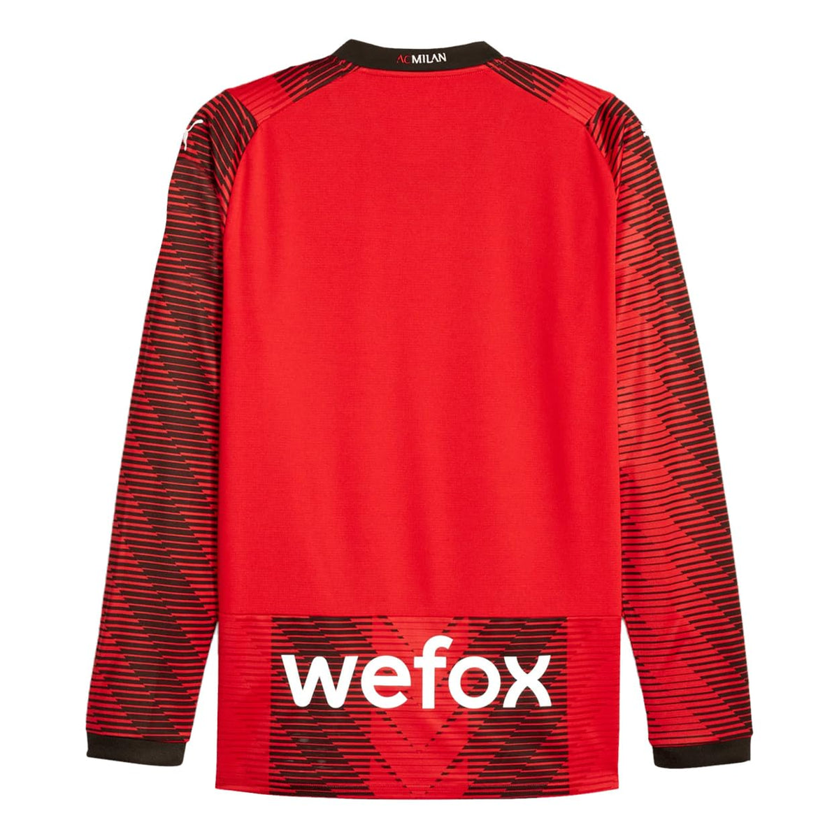PUMA mens Men's Ac Milan Home L/S Jersey 23/24