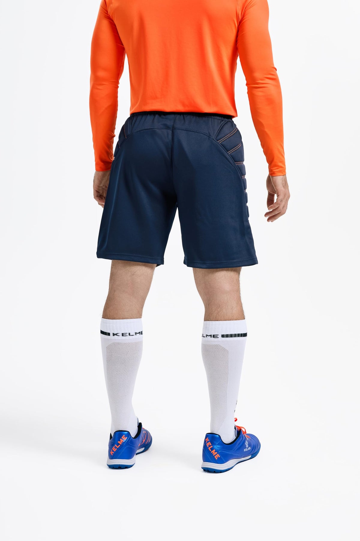 KELME Men's Soccer Goalkeeper Padded Sport Pants Knee Protection