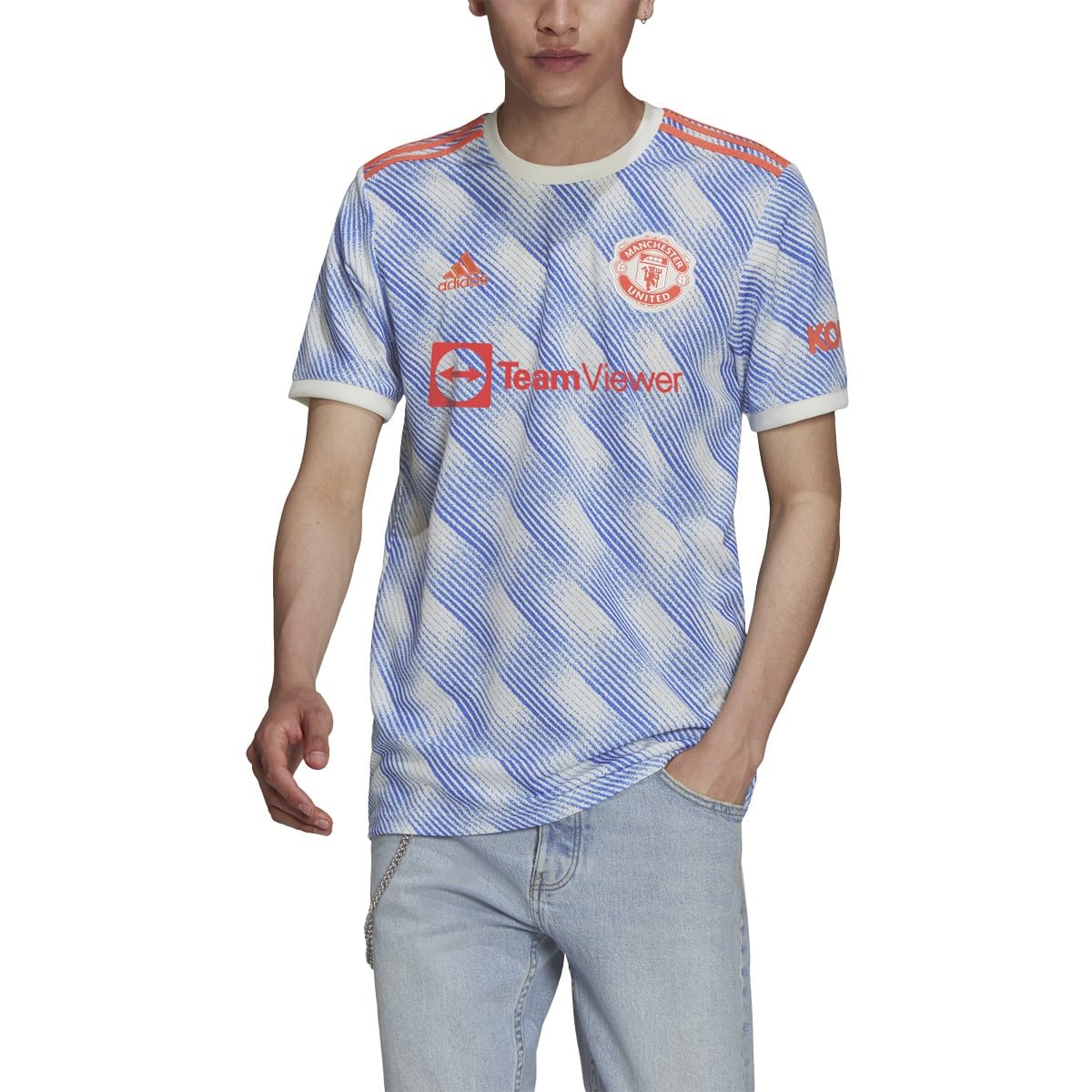 adidas Men's 2021-22 Manchester United Home Jersey