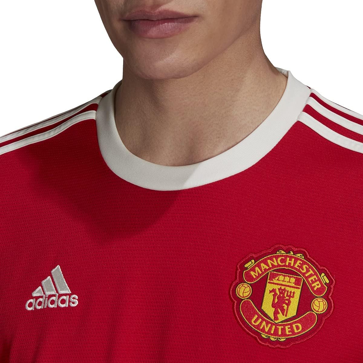 adidas Men's 2021-22 Manchester United Home Jersey