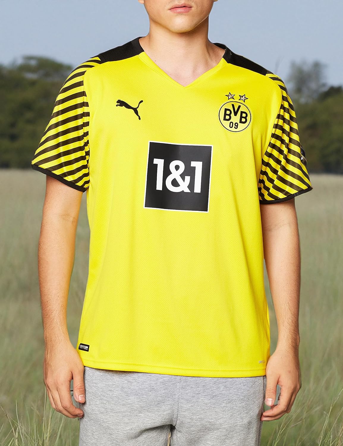 PUMA Borussia Dortmund Men's Stadium Home Jersey 2021/22