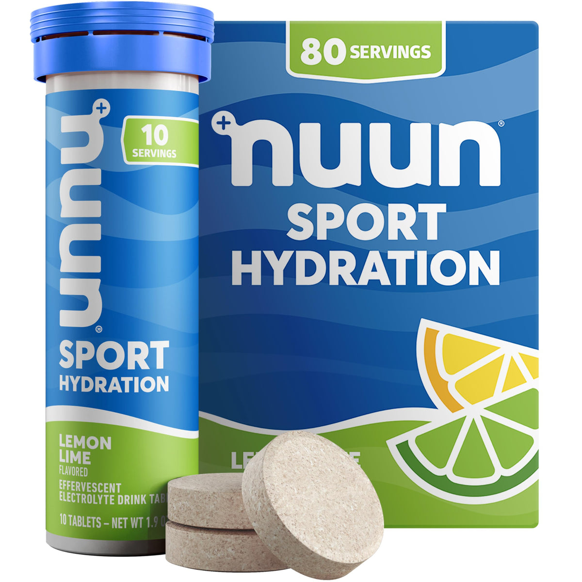 Nuun Sport Electrolyte Tablets with Magnesium, Calcium, Potassium, Chloride & Sodium, Gluten Free & Vegan, Mixed Flavors, 6 Pack (60 Servings Total)
