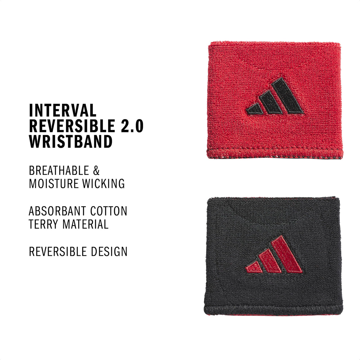 adidas Interval Reversible Wristband