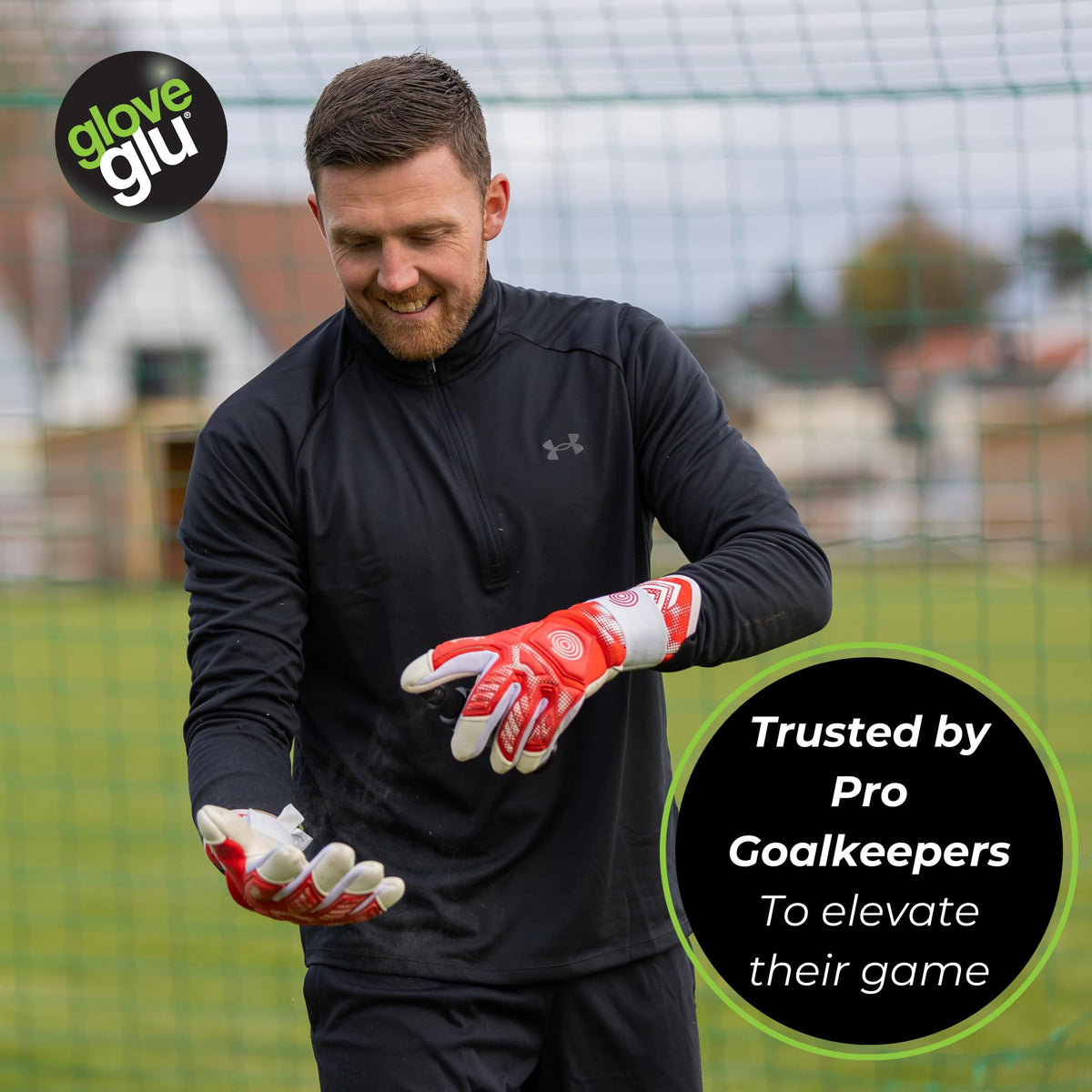 Gloveglu MEGAgrip Goalkeeper Glove Grip Spray | Advanced Goalkeeper Glove Palm Grip Reviver | Improved Catching & Better Ball Handling