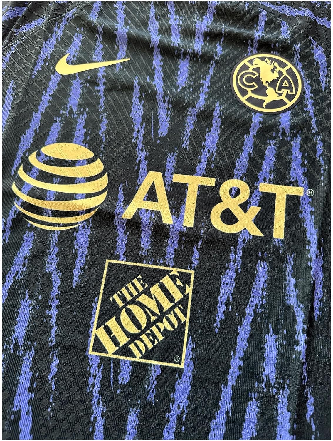 Nike Men's Club America CA 2022/23 Dri-FIT ADV Soccer Football Stadium Blue Away Jersey #DJ7638-455 - Size MEN'S MEDIUM
