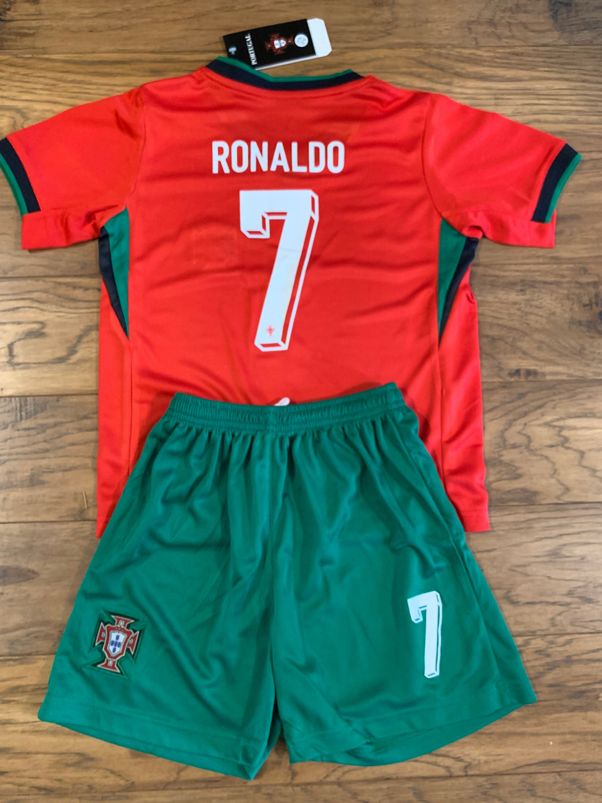 Ronaldo Portugal Kids Jersey Kit - 2 Piece Set