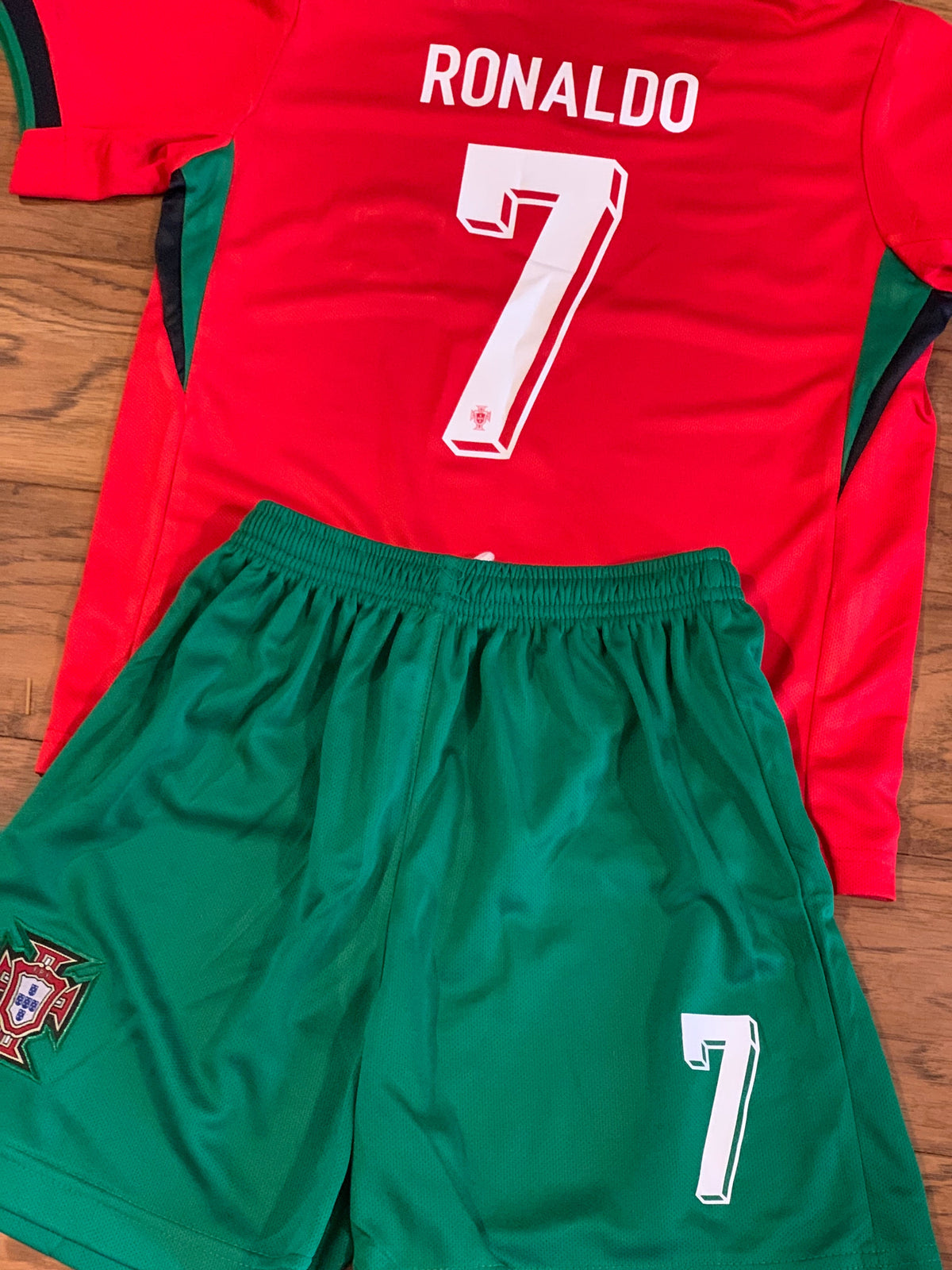 Ronaldo Portugal Kids Jersey Kit - 2 Piece Set