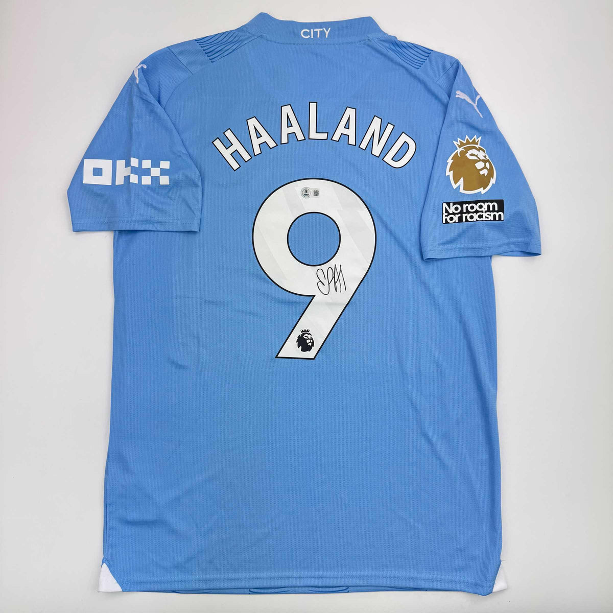 Signed Erling Haaland Manchester City Jersey - BAS
