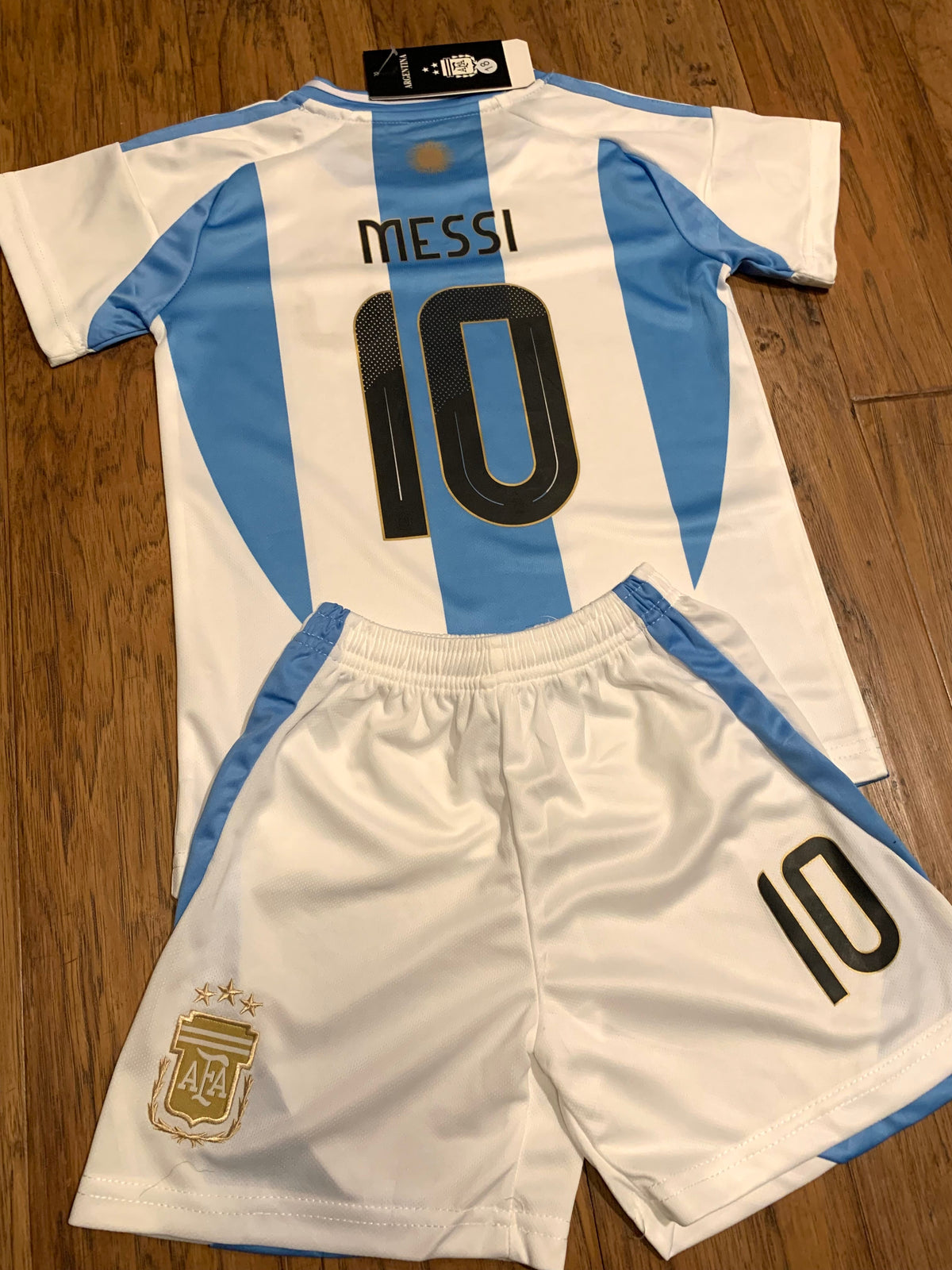 Lionel Messi Kids Argentina Jersey - Youth & Toddler Set