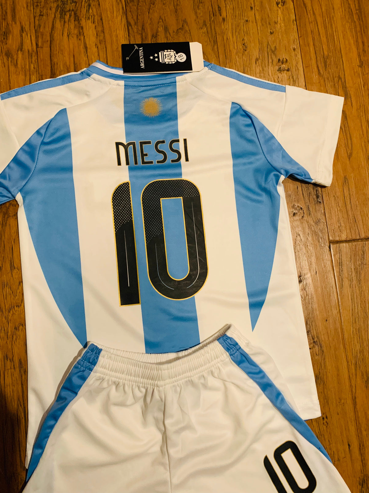 Lionel Messi Kids Argentina Jersey - Youth & Toddler Set