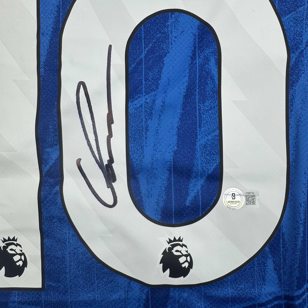 Signed Cole Palmer Chelsea Jersey - BAS COA