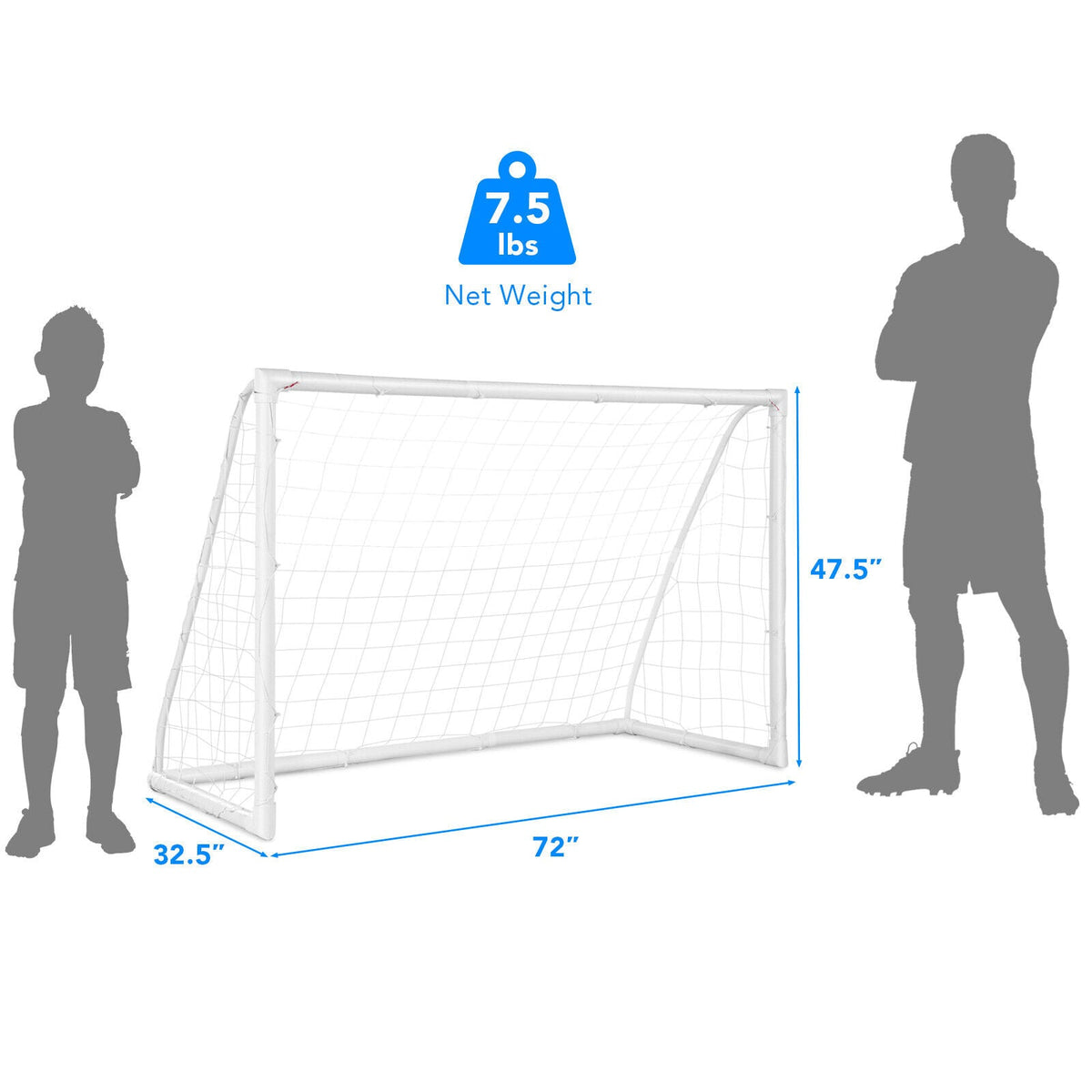 6x4 Soccer Goal with Strong UPVC Frame